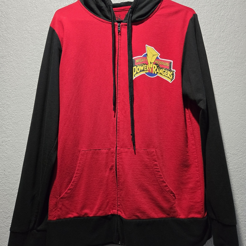 Power Rangers Red and Black Kids Hoodie